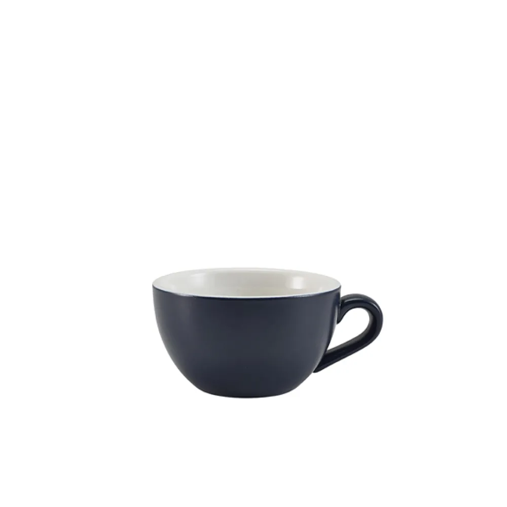 Barstuff Cappuccinotasse Porzellan matt blau – 175 ml (6 Stk.)