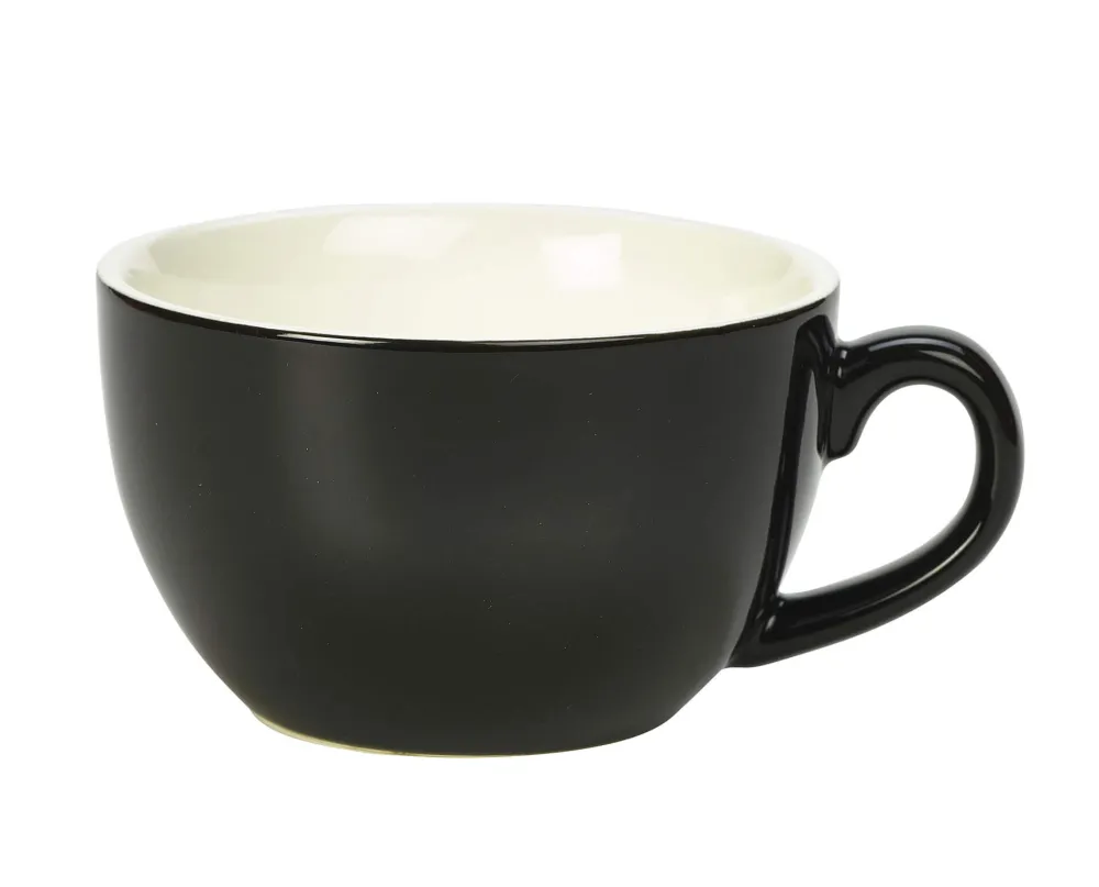 Barstuff Cappuccinotasse schwarz - 250ml (6 Stk.)