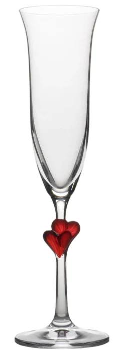 Barstuff Champagnerglas rot L'Amour, Stölzle - 175ml