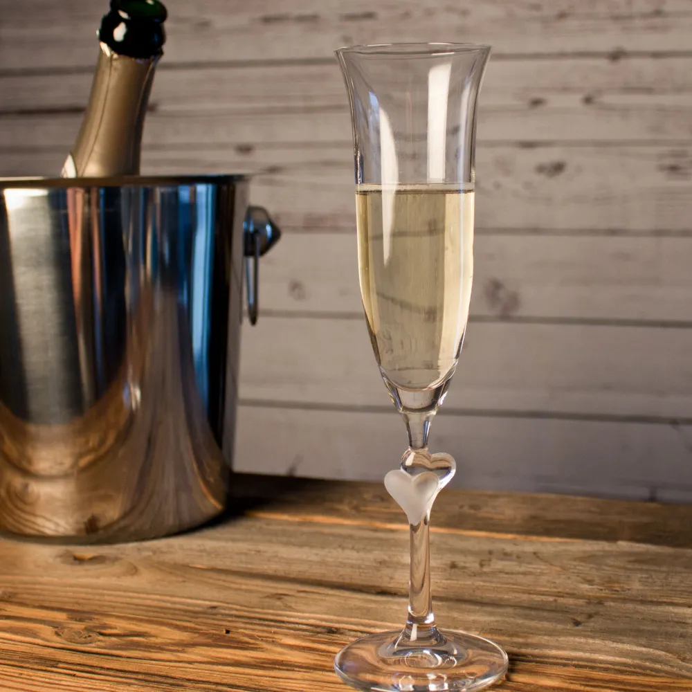 Barstuff Champagnerglas satiniert L'Amour, Stölzle - 175ml