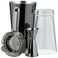 Barstuff Cocktail Set Selection - Boston Black