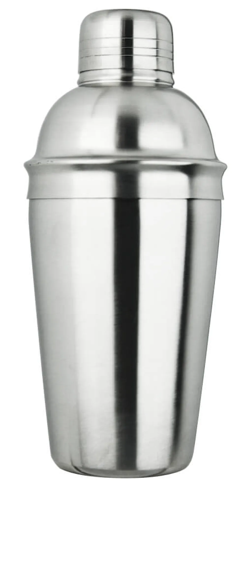 Barstuff Cocktail Shaker, Edelstahl, dreiteilig, matt - 500ml