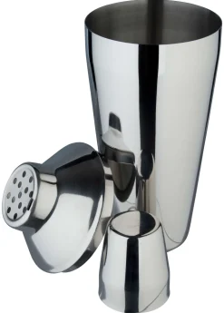 Barstuff Cocktail Shaker, Edelstahl, dreiteilig, poliert (750ml)