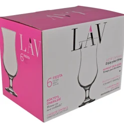 Barstuff Cocktailglas Fiesta, LAV - 460ml (6 Stk.)