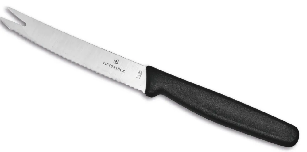 Barstuff Cocktailmesser Doppelspitze, Victorinox - Wellenschliff (21cm)