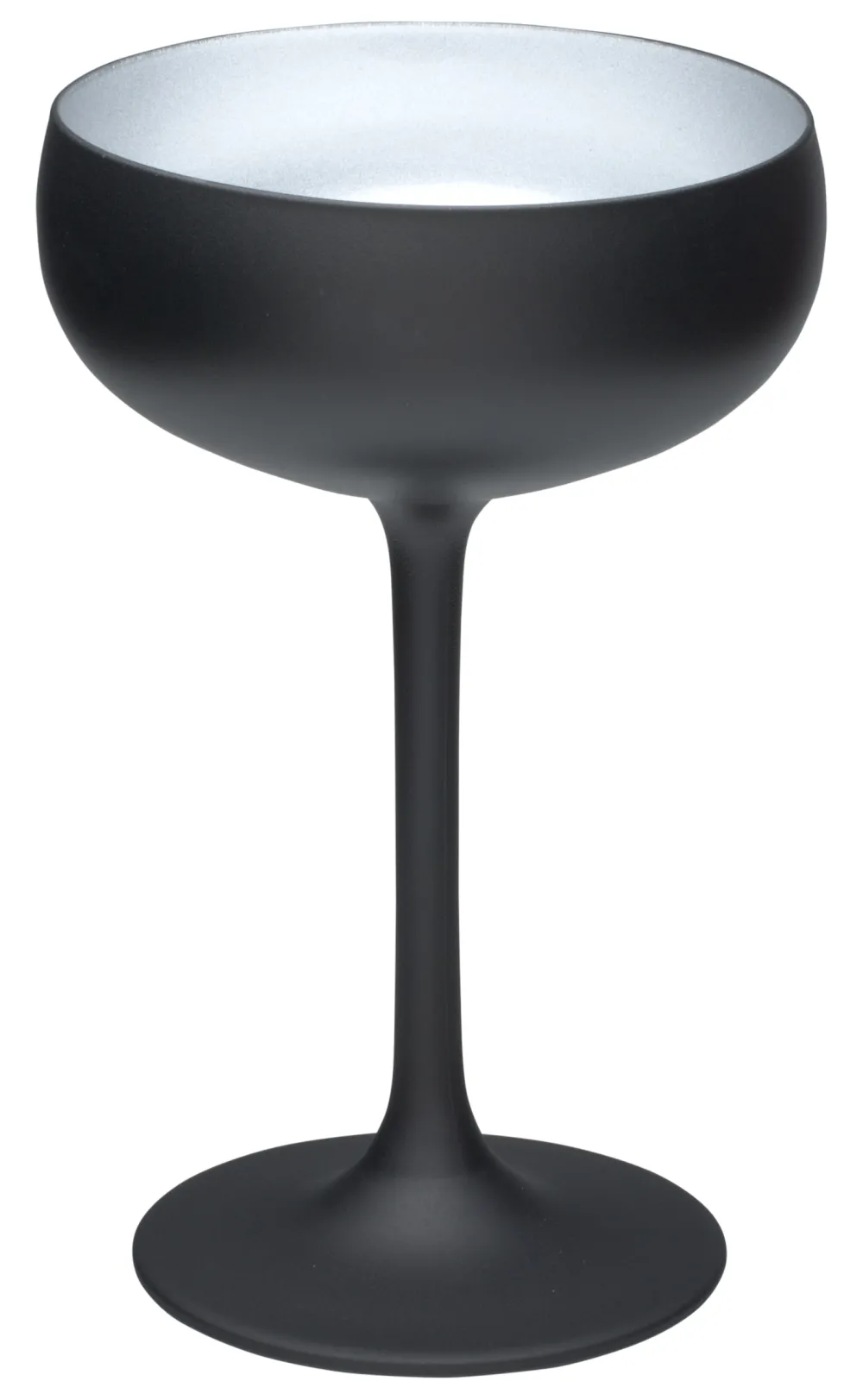Barstuff Cocktailschale, matt schwarz/silber, Elements Stölzle - 230ml