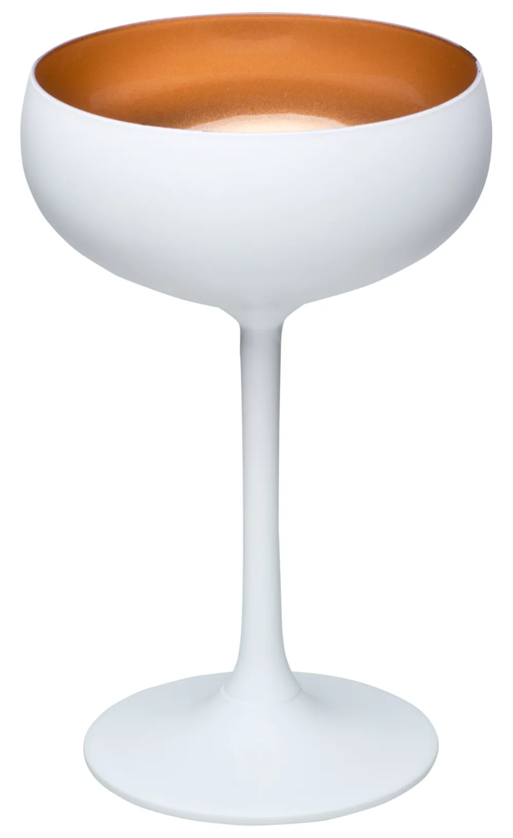 Barstuff Cocktailschale, matt weiß/bronze, Elements Stölzle - 230ml