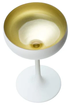 Barstuff Cocktailschale, matt weiß/gold, Elements Stölzle - 230ml