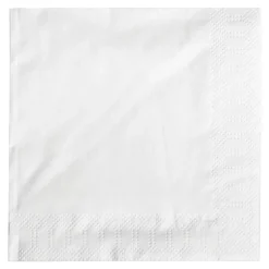 Barstuff Cocktailservietten Duni, Zellstoff, 3-lag., 24x24cm - weiß (250 Stk.)