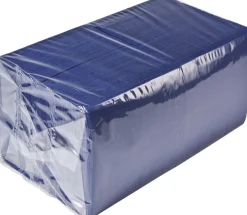 Barstuff Cocktailservietten Duni, Zellstoff, 3-lag., 24x24cm - blau (250 Stk.)