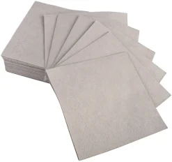 Barstuff Cocktailservietten, 24x24cm, 1/4 Falz, 2-lagig - grau (300 Stk.)