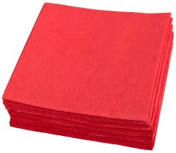 Barstuff Cocktailservietten, 24x24cm, 1/4 Falz, 2-lagig - rot (300 Stk.)