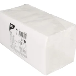 Barstuff Cocktailservietten 20x20cm, 1/4 Falz, 2-lagig - weiß (125 Stk.)