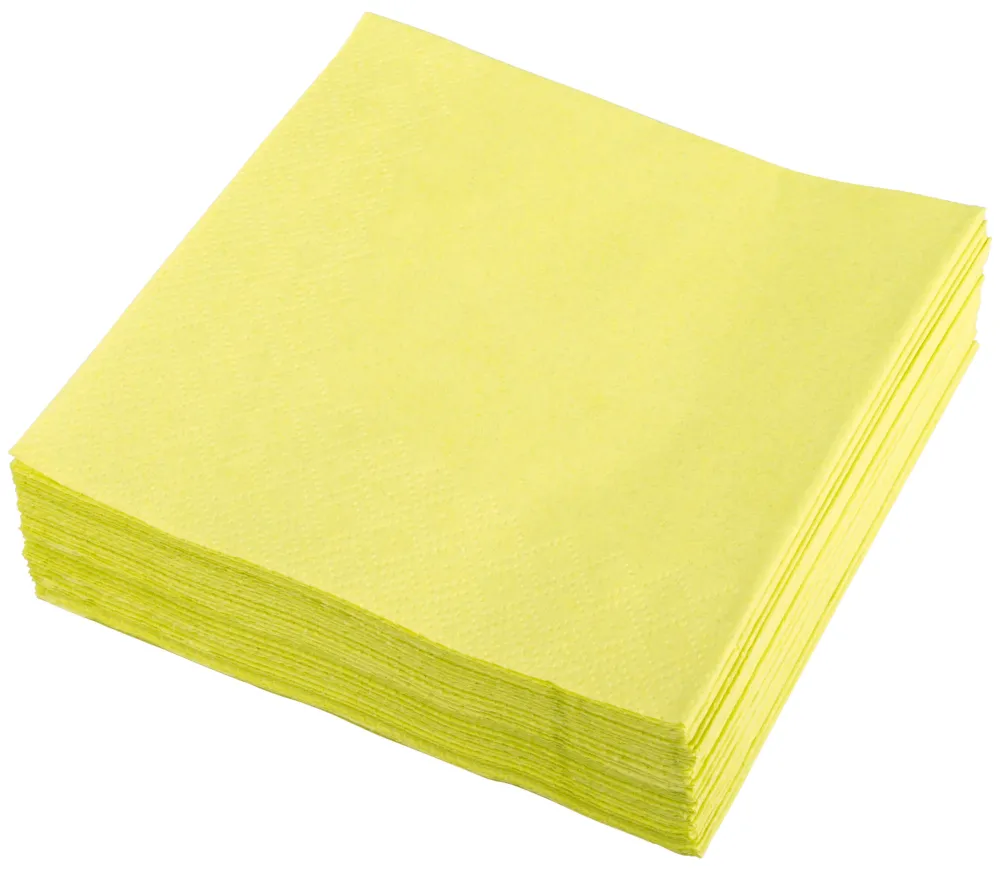 Barstuff Cocktailservietten, 24x24cm, 1/4 Falz, 2-lagig - kiwi (300 Stk.)