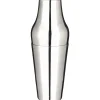 Barstuff Cocktailshaker / French Shaker, Messing, Silber überzogen - 500ml