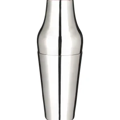 Barstuff Cocktailshaker / French Shaker, Messing, Silber überzogen - 500ml