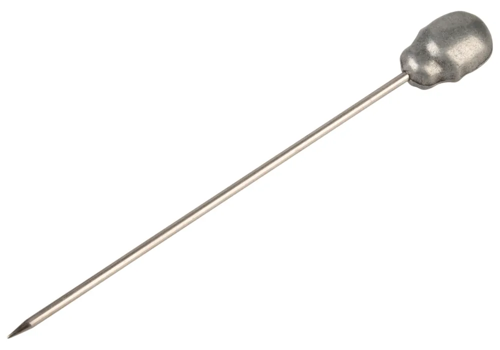 Barstuff Cocktailspieße Skull, Metall - 11,3cm (10 Stk.)