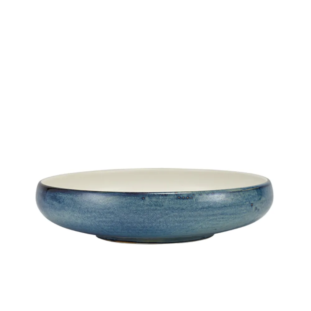Barstuff Coupe-Schale Terra Aqua Blue innen weiß – 24,5 cm (6 Stk.)