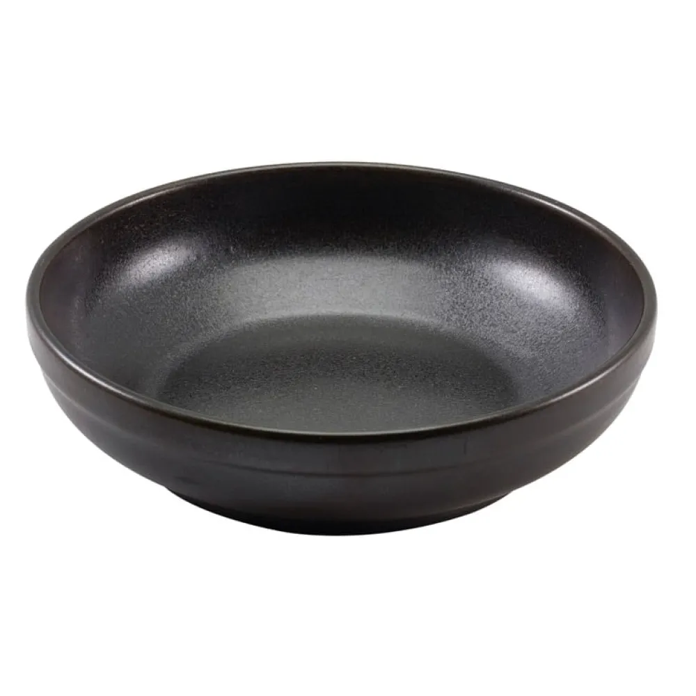 Barstuff Coupe-Schale Terra Cinder Black – 20 cm (6 Stk.)