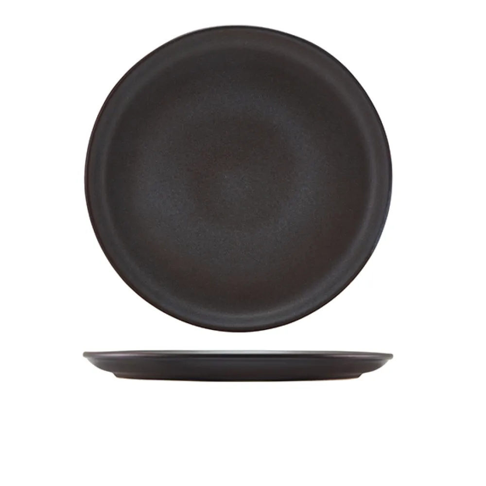 Barstuff Coupe-Teller Antigo Steingut Antikbronze – 24 cm (6 Stk.)