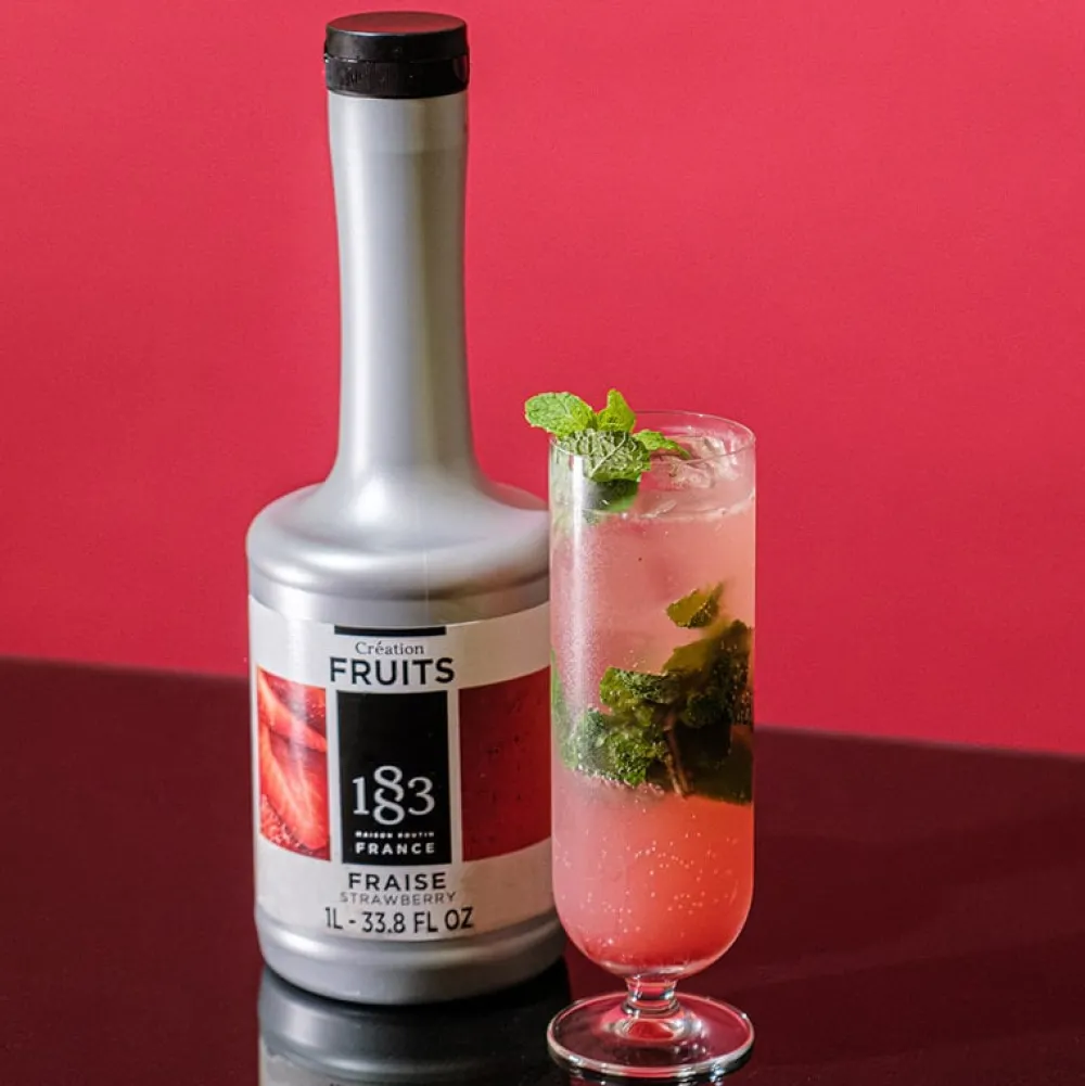 Barstuff Création Fruits Erdbeere - Maison Routin 1883 Fruchtpüree Mix (1,0l)
