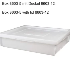 Barstuff Deckel für Stapel- und Transportbehälter Classic weiß - 525x455x30mm