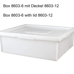 Barstuff Deckel für Stapel- und Transportbehälter Classic weiß - 525x455x30mm