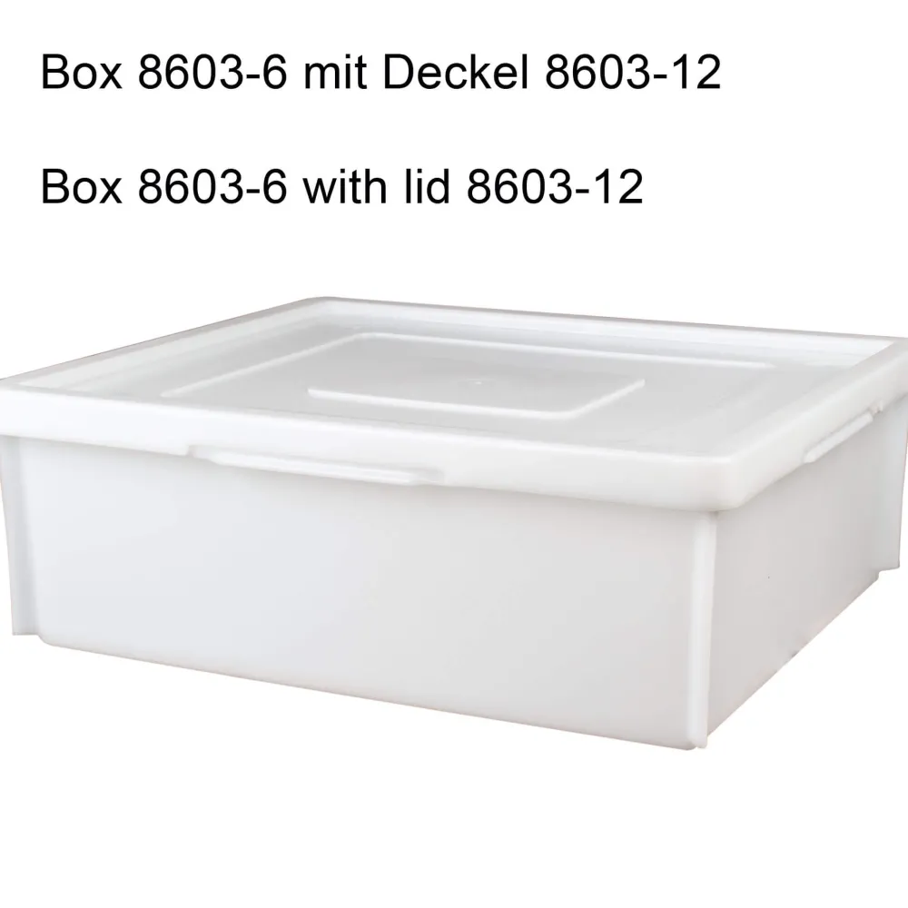 Barstuff Deckel für Stapel- und Transportbehälter Classic weiß - 525x455x30mm