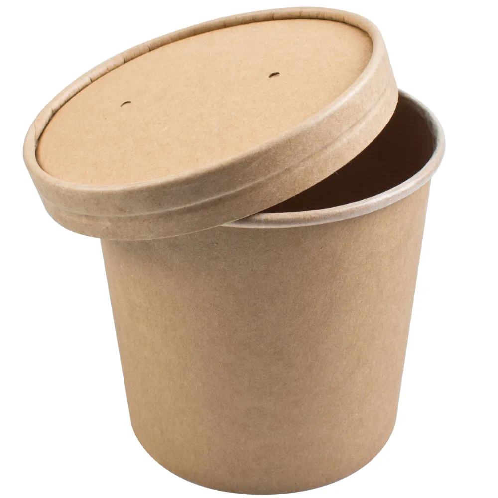 Barstuff Deckel für Suppenbecher, Einweg, Papier, Fiesta Green - 11,8cm (500 Stk.)