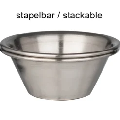 Barstuff Dip- und Snackschale, Edelstahl - 60ml