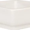 Barstuff Dipschale eckig, Porzellan, weiß - 7x7x4cm