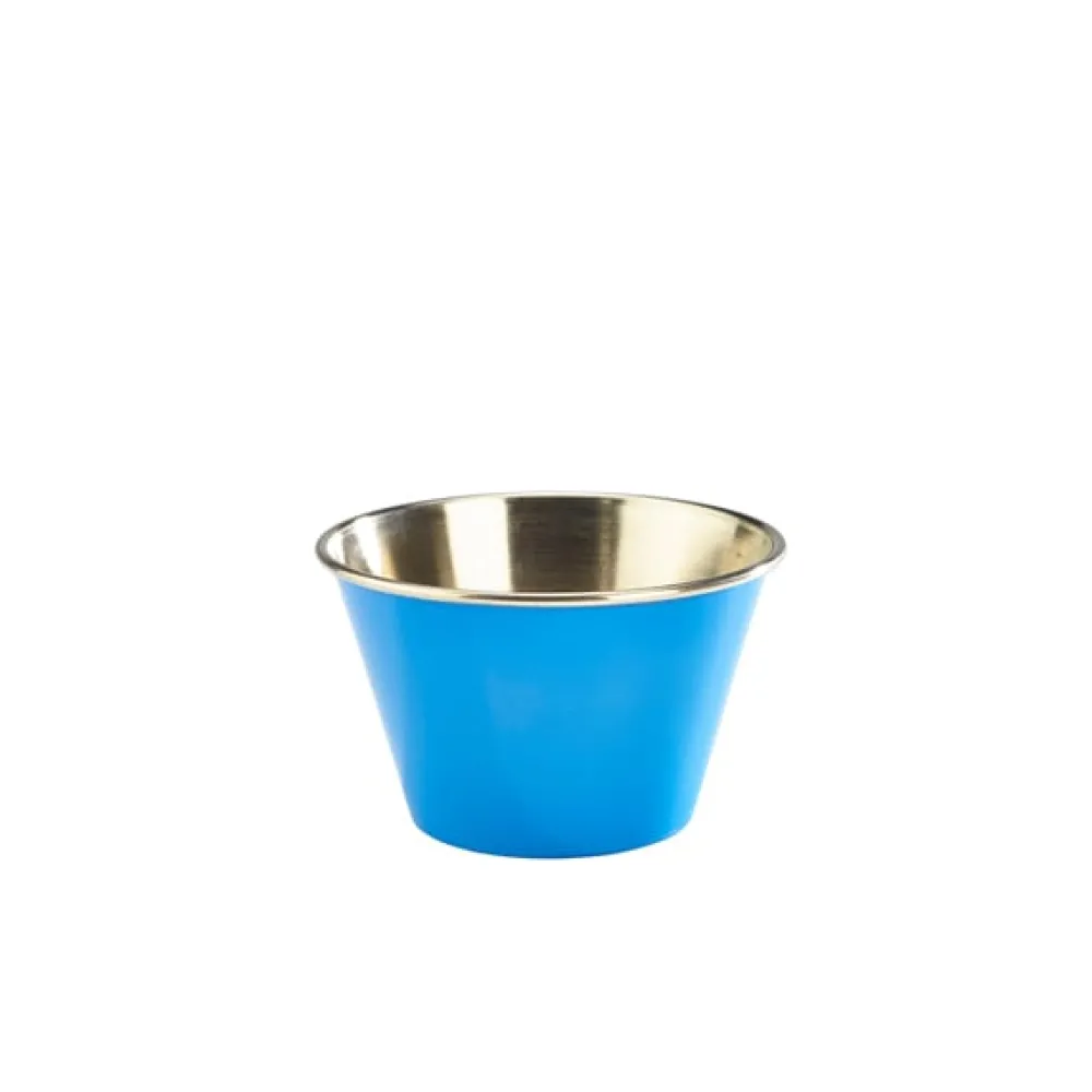 Barstuff Dipschale, Edelstahl, blau - 170ml (24 Stk.)