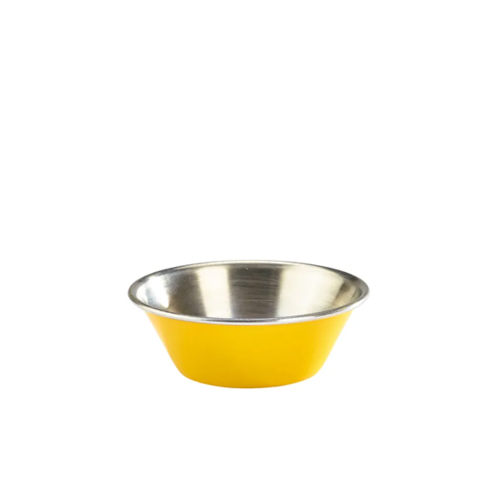 Barstuff Dipschale, Edelstahl, gelb - 43ml (24 Stk.)