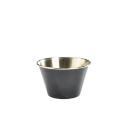 Barstuff Dipschale, Edelstahl, schwarz - 170ml (24 Stk.)