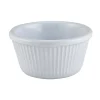 Barstuff Dipschale, Melamin weiß geriffelt - 114ml (24 Stk.)