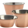 Barstuff Dipschale mit Rollrand, Edelstahl kupferfarben - 43ml