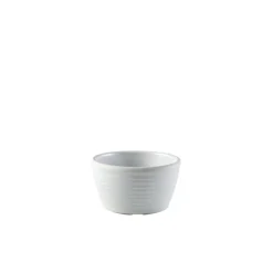 Barstuff Dipschale Ripple, Melamin mattweiß - 56ml (24 Stk.)