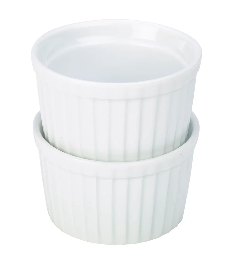 Barstuff Dipschale stapelbar, Porzellan weiß - 85ml (12 Stk.)