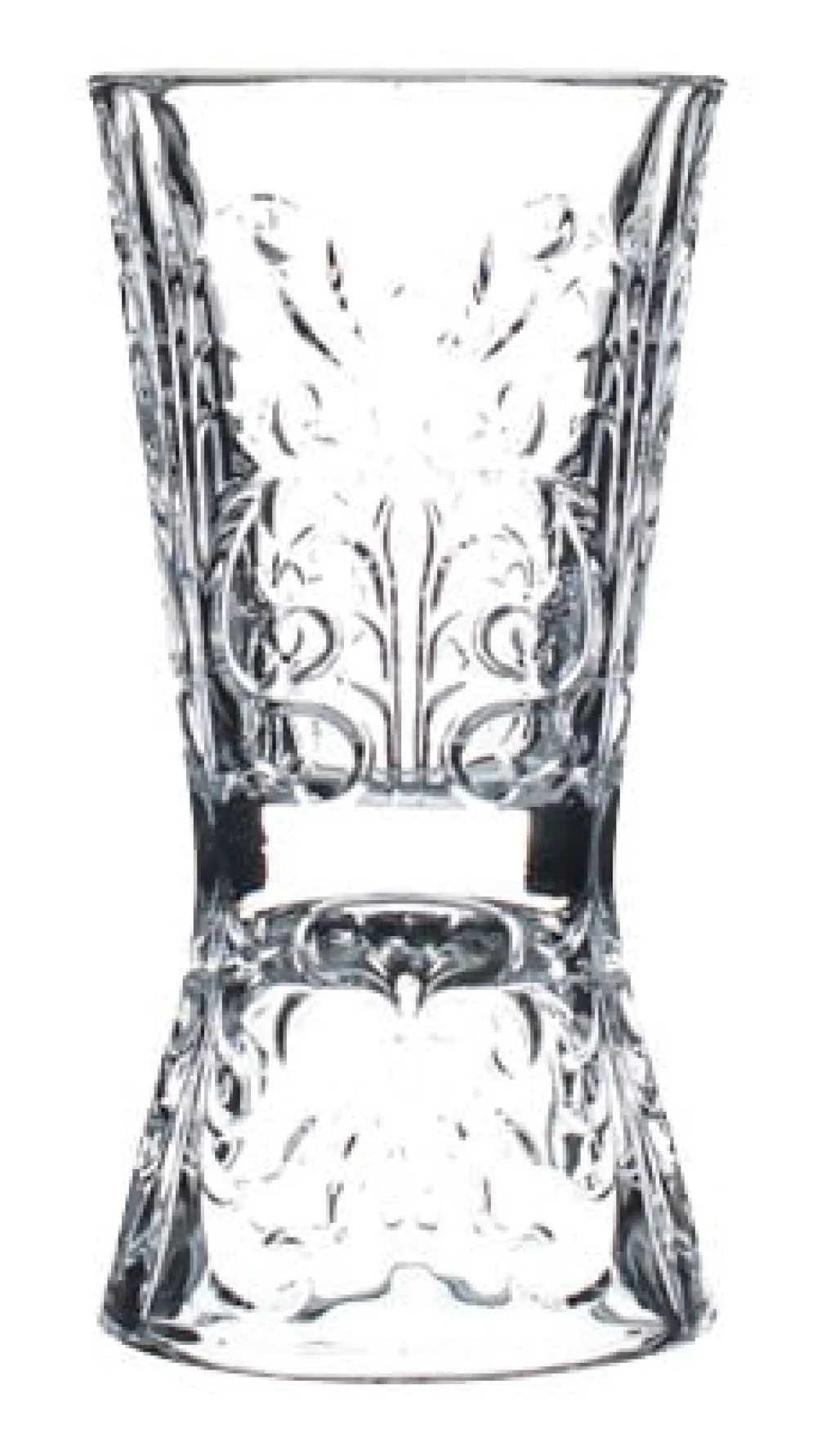 Barstuff Doppelbarmaß / Jigger Tattoo, RCR - Kristallglas (30/60ml)