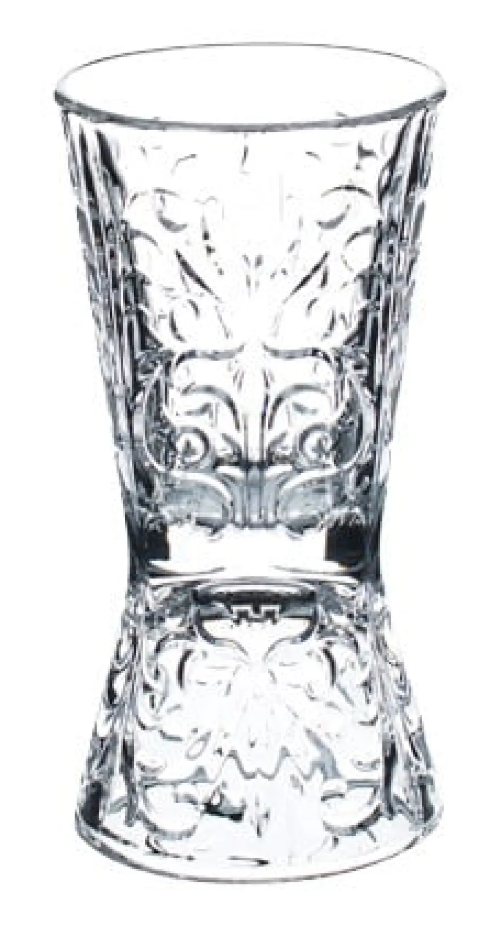 Barstuff Doppelbarmaß / Jigger Tattoo, RCR - Kristallglas (30/60ml)