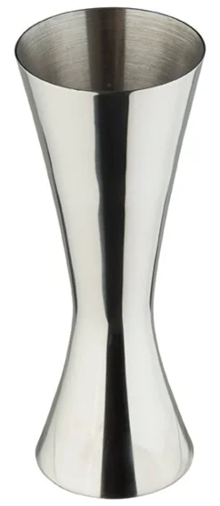 Barstuff Doppelmessbecher Aero, poliert, Urban Bar - Edelstahl (20/40ml)