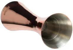 Barstuff Doppelmessbecher Aero, poliert, Urban Bar - kupferfarben (25/50ml)