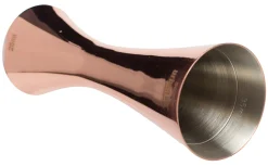 Barstuff Doppelmessbecher Aero, poliert, Urban Bar - kupferfarben (25/50ml)