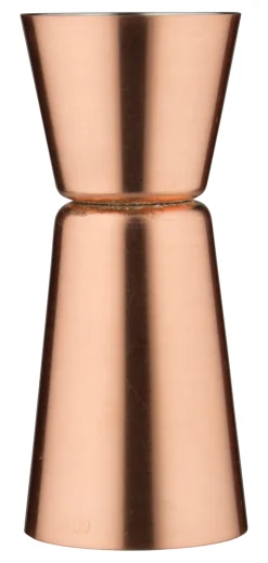 Barstuff Doppelmessbecher, kupferfarben - Edelstahl (3/6cl)