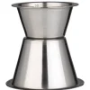 Barstuff Doppelmessbecher 20/40ml, Skalierung - Edelstahl