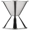 Barstuff Doppelmessbecher, poliert - Metall (0,75/1,0 oz)