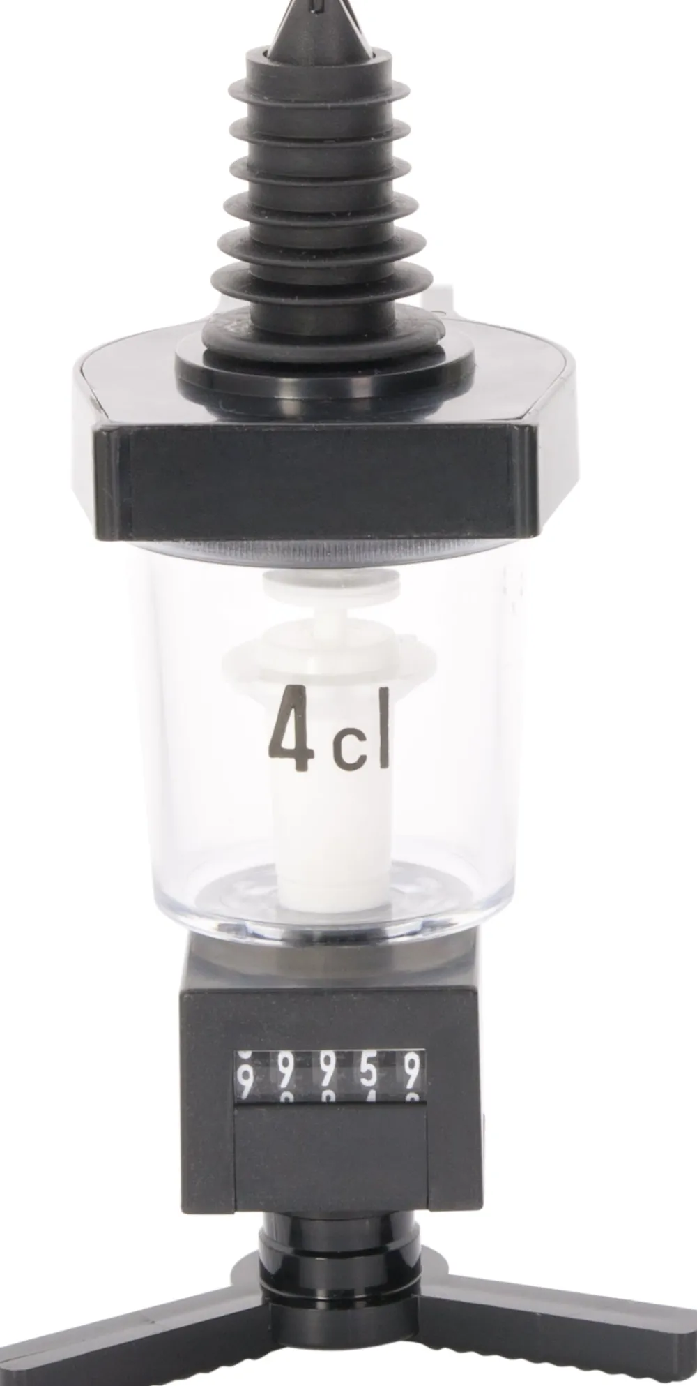 Barstuff Dosierer mit Zählwerk mittig, Kunststoff (0,7l - 1,0l) - 4cl