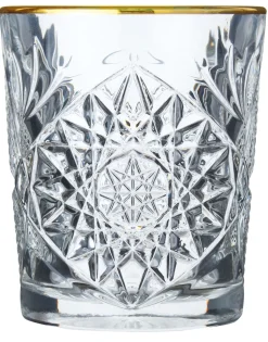 Barstuff Double Old Fashioned, Hobstar mit Goldrand, Libbey - 355ml