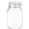 Barstuff Drahtbügelglas / Vorratsglas Fido eckig - 2000ml