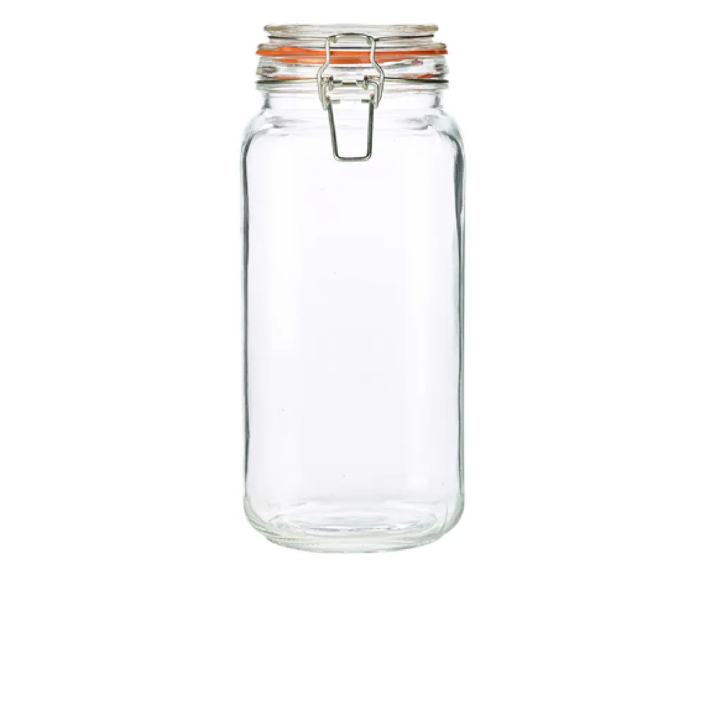 Barstuff Drahtbügelglas / Vorratsglas - 2 l (6 Stk.)